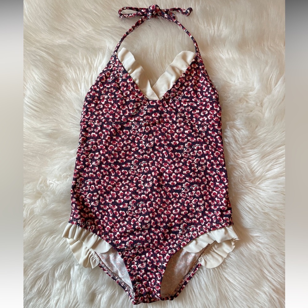EUC 4Y Eberjey Red, White & Blue One-Piece Swimsuit!